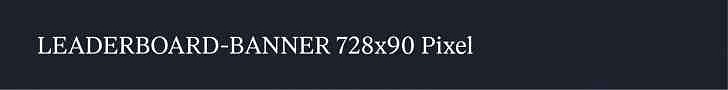Leaderboard 728×90 Leaderboard 728x90
